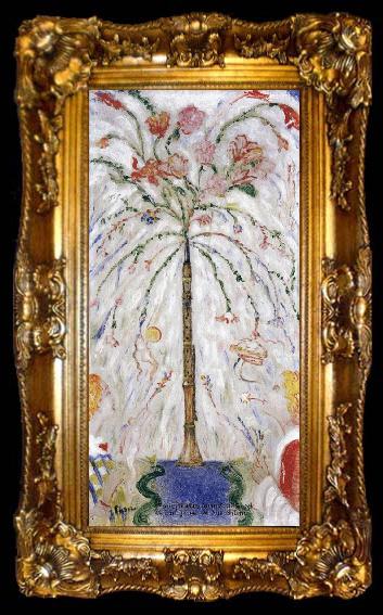 framed  James Ensor The flowering Clarinet, ta009-2